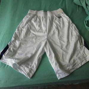 Champions white basketball shorts men's large